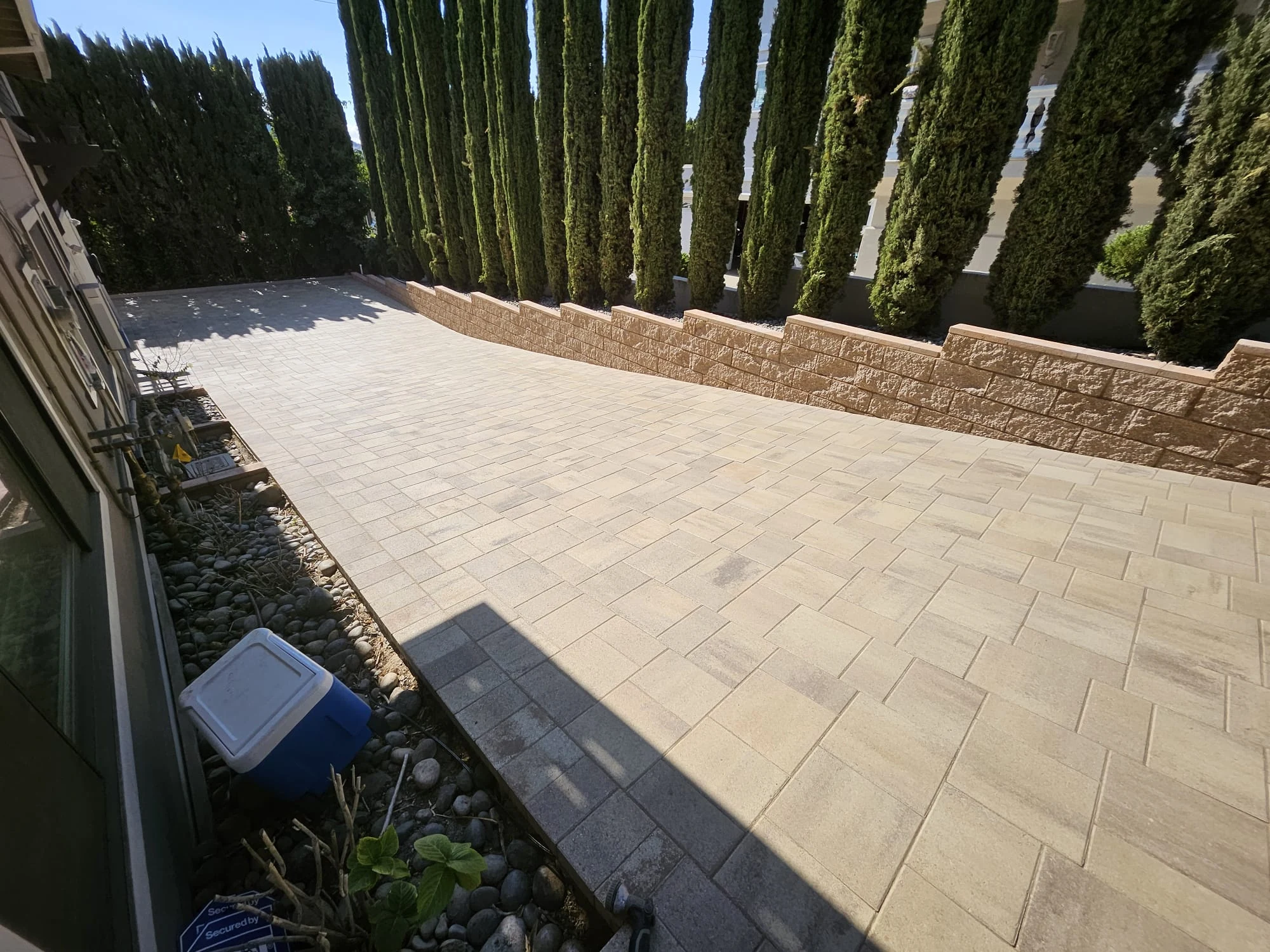 Paver installation